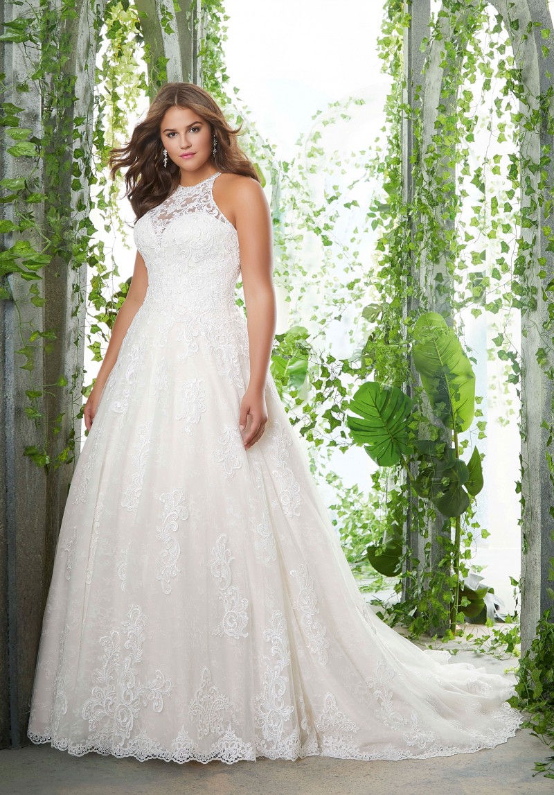 Julietta Plus Size Bridal Collection by Mori Lee Perla Spring 2019 Style 3256 Free Shipping
