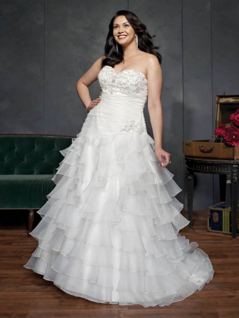 Femme by Kenneth Winston for the Curvy Bride Spring 2015 Style 3375