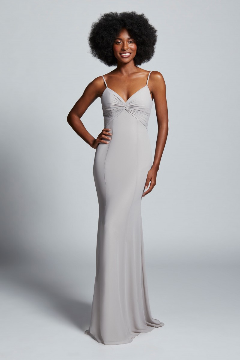 Hayley Paige Bridesmaids 52150 | Chiffon A-line gown
