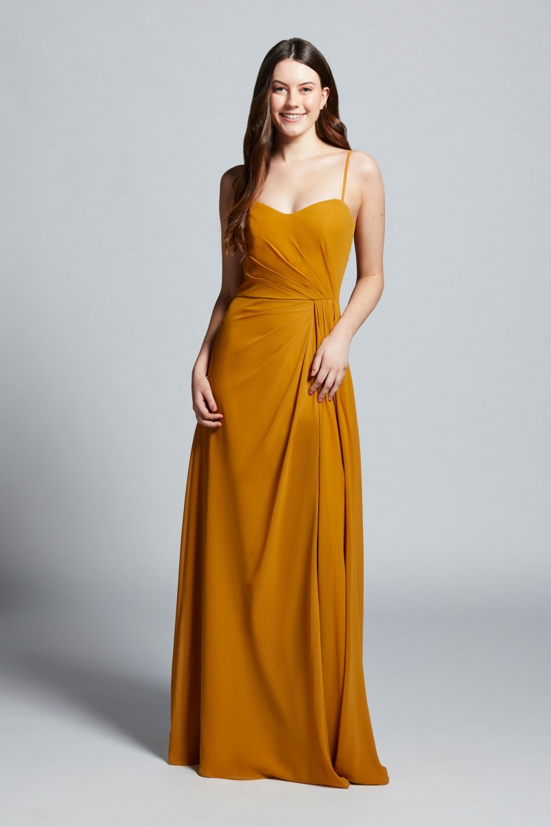Hayley Paige Bridesmaids 52151 | Chiffon A-line gown
