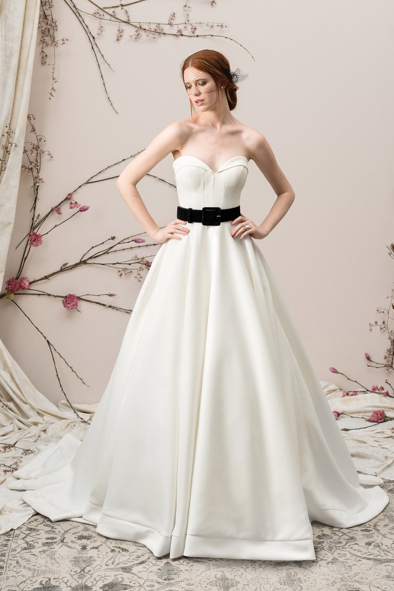 Justin Alexander Style 9904 | Satin Ball Gown