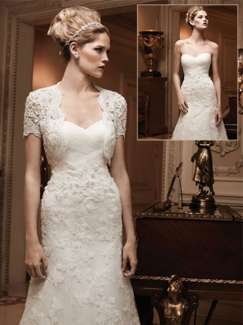Casablanca Bridal - Style- 2125 Gown/Jacket