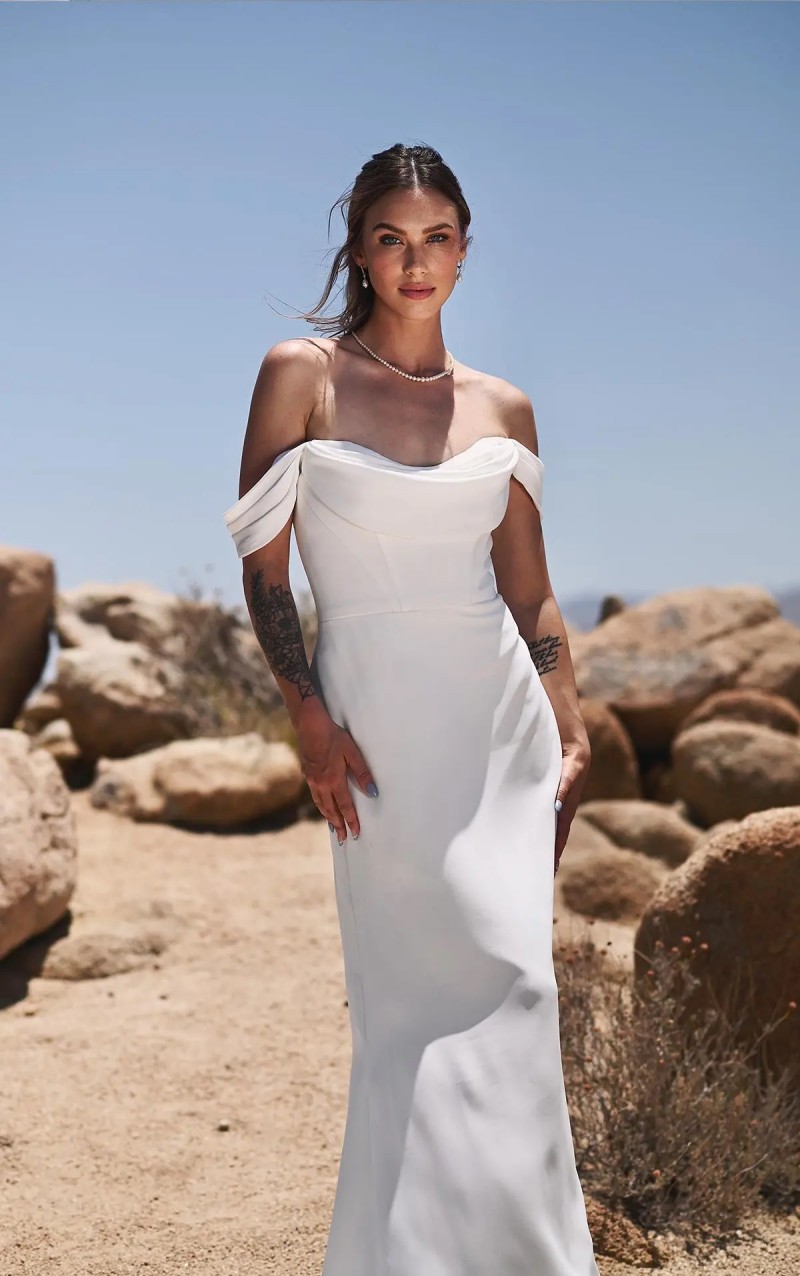Martina Liana | Style1566 | Off Shoulder Wedding Dress