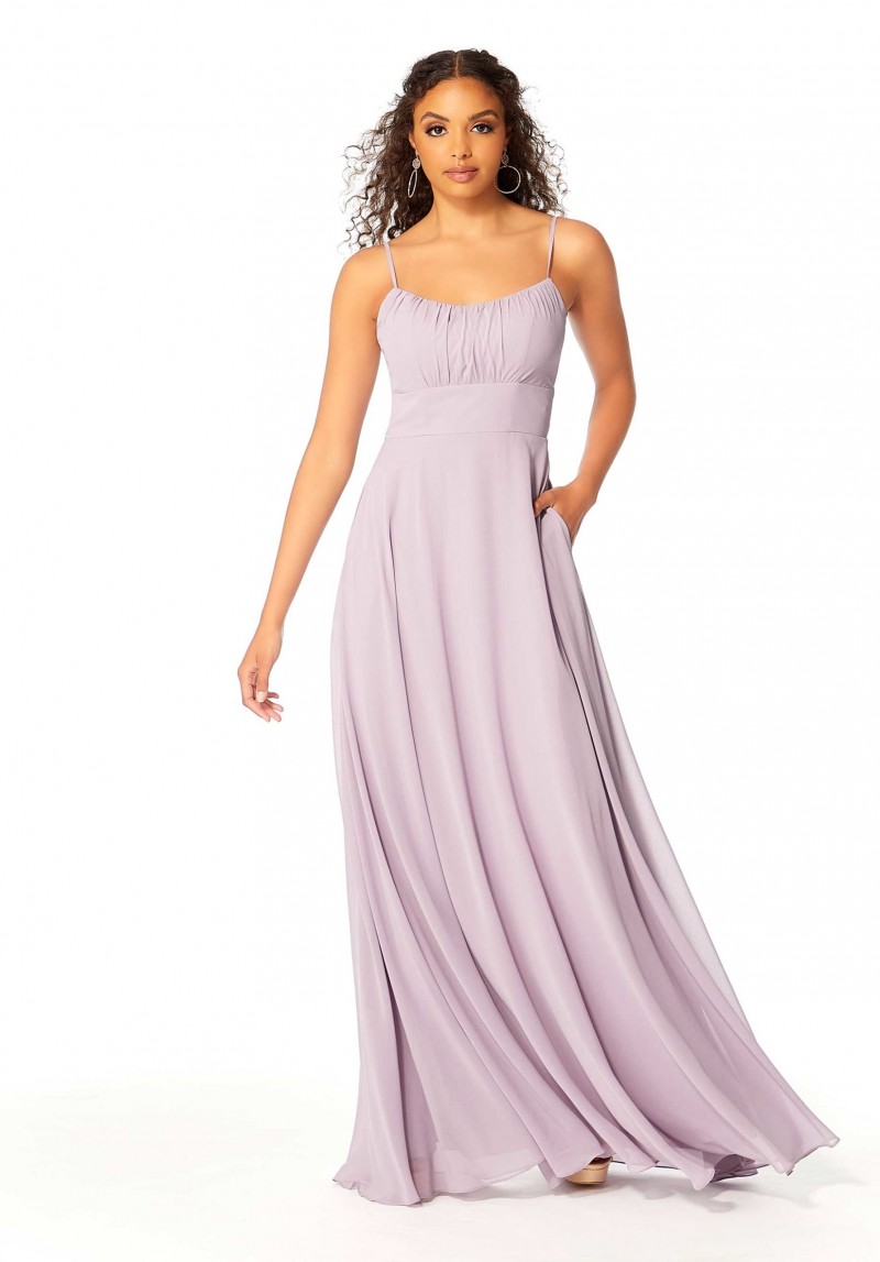 Mori Lee Bridesmaids Style 21803 | Chiffon Bridesmaid's Dress
