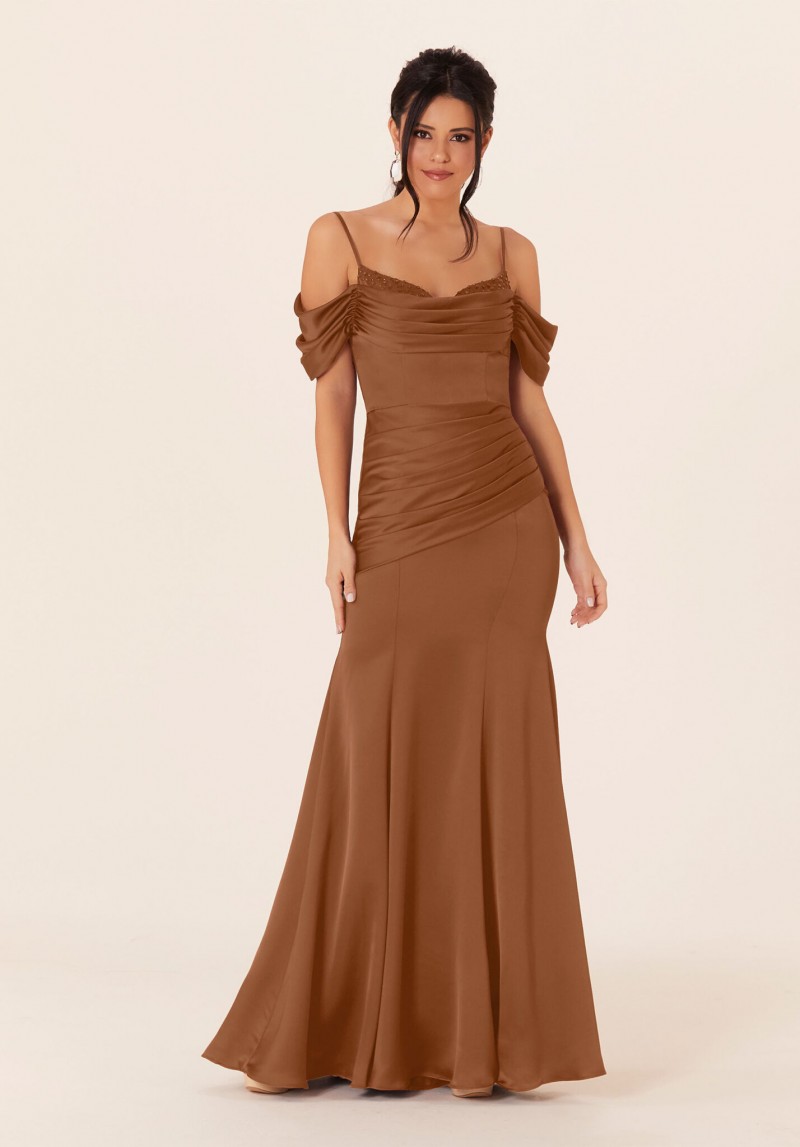 Morilee Bridesmaids Style 21821 | Luxe Satin Dress