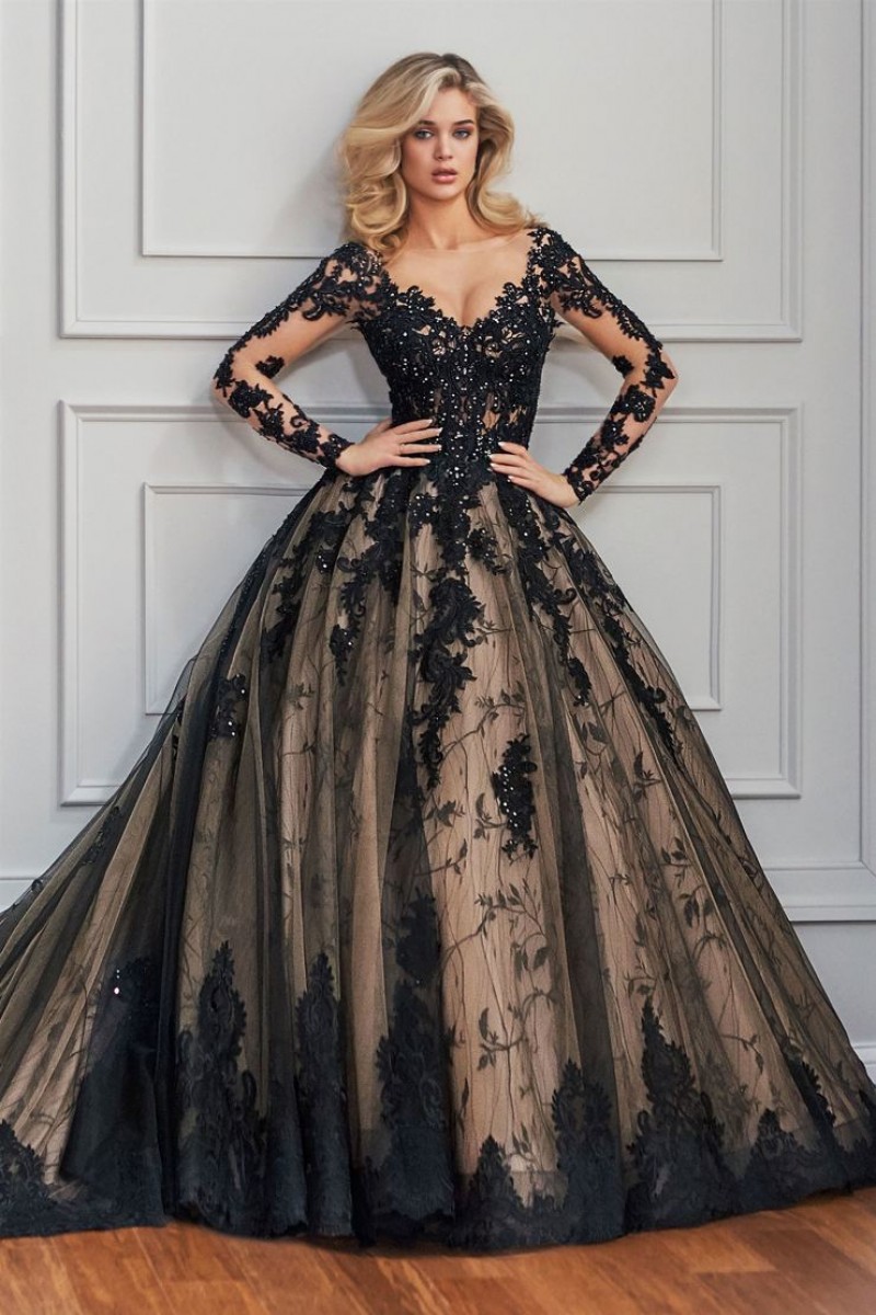 Mon Cheri Bridal | Brier | Style 220281 | Long Sleeve Wedding Gown