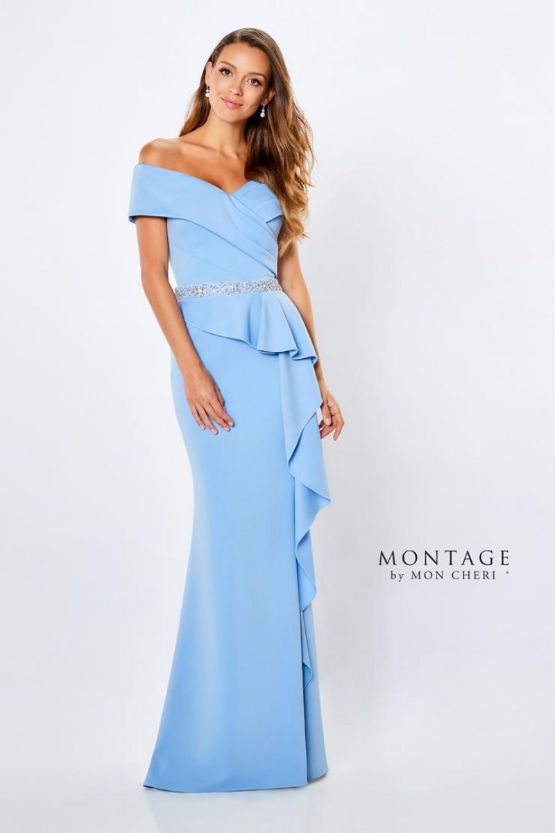 Montage by Mon Cheri | Style 221976 | Off Shoulder | Evening Gown