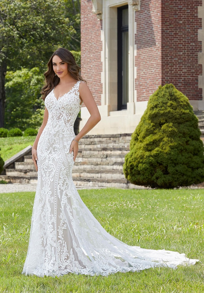 Morilee Bridal Style 2422 Donatella | V-Neck Bodice | Wedding Dress