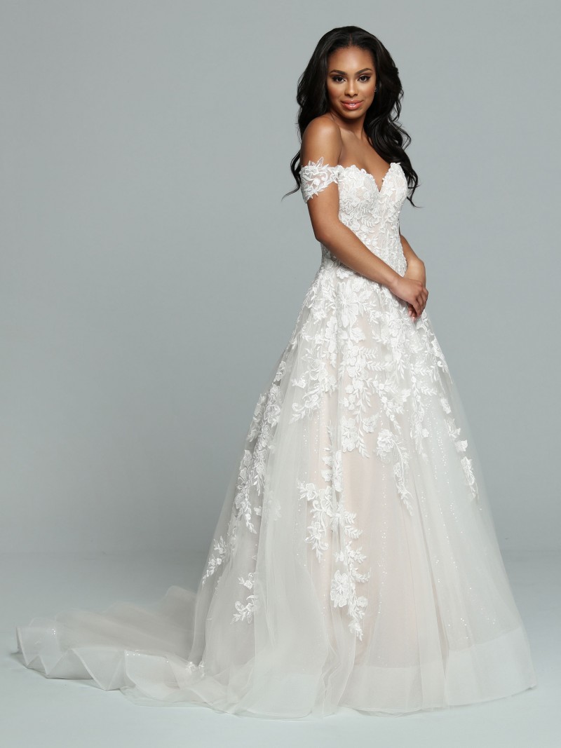 Davinci Bridal Style 50668 | Lace & Tulle A-line Wedding Dress