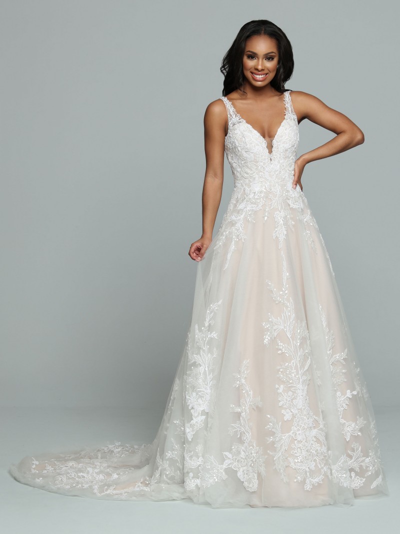 Davinci Bridal Style 50672 | Tulle A-Line Wedding Dress