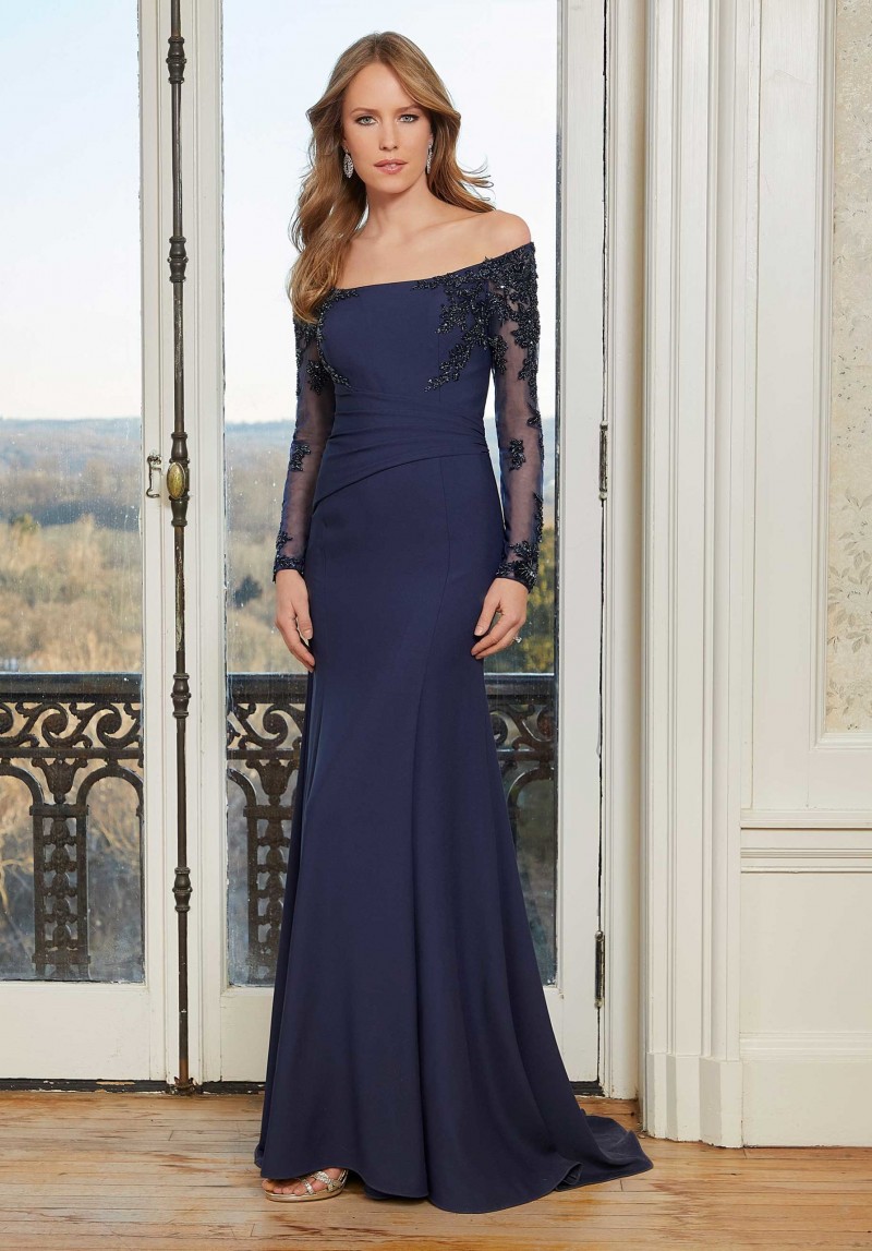 MGNY by Morilee | Style 72604 | Stretch Crepe Evening Gown
