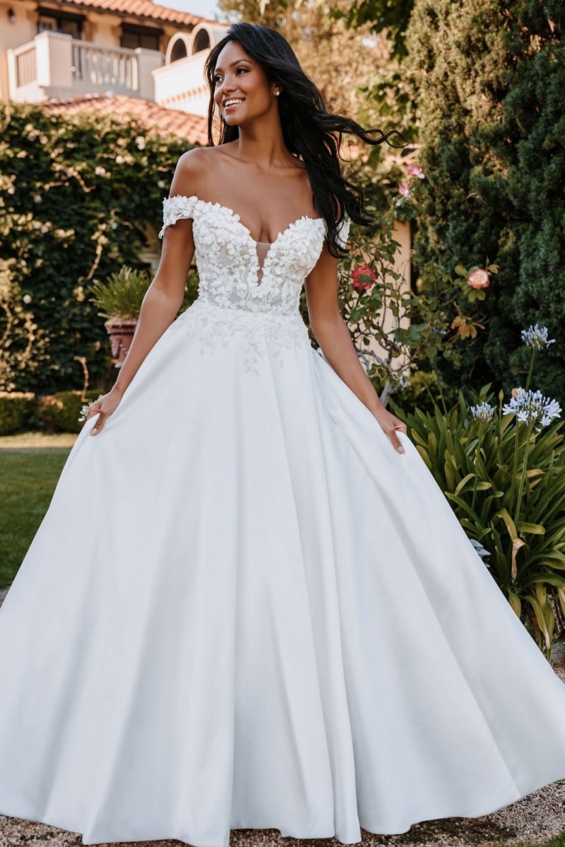 Allure Bridals Style 9908 | Off the Shoulder Ballgown