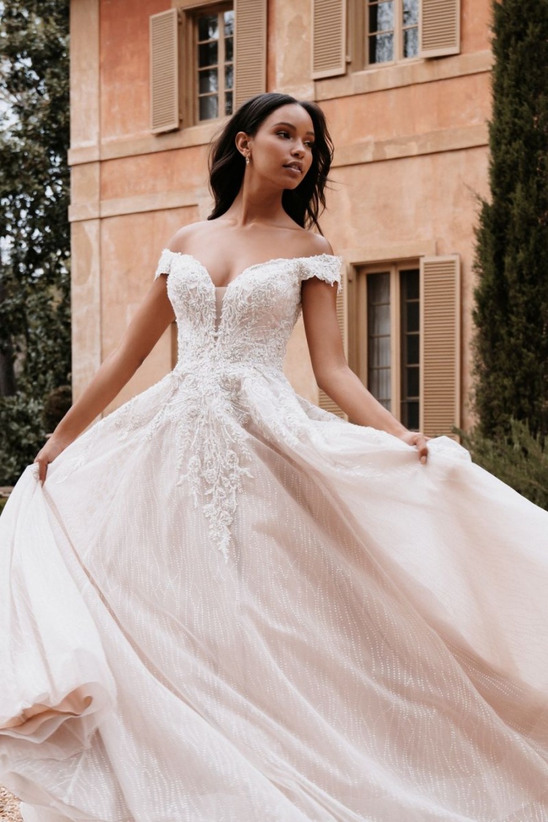 Allure Couture Style C620 | Off Shoulder Wedding Gown