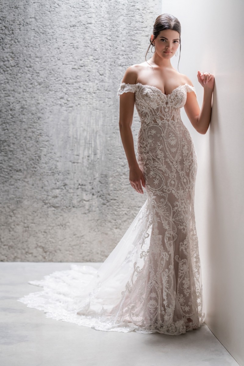 Allure Couture Style C685 | Crystal Appliques Wedding Gown