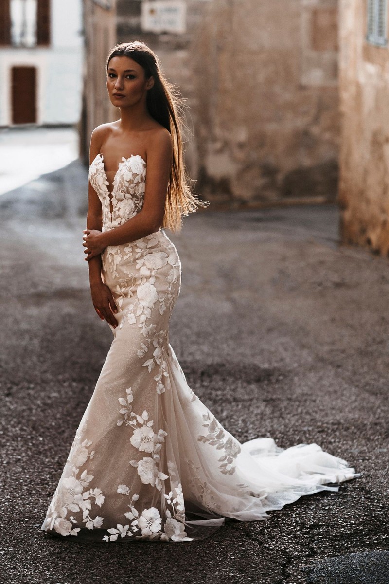 Abella Bridal Zara E161 | Multi-textured Lace Wedding Dress