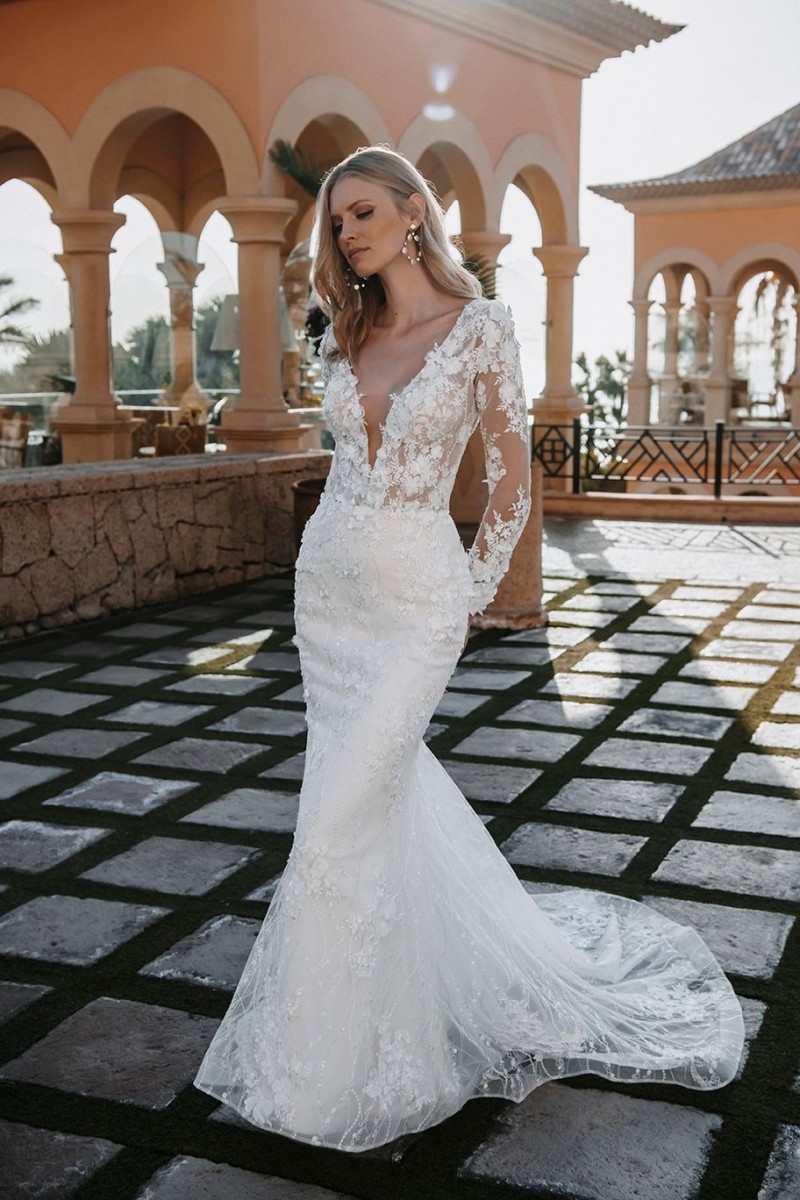 Abella Bridal E263 | Open Back Wedding Dress