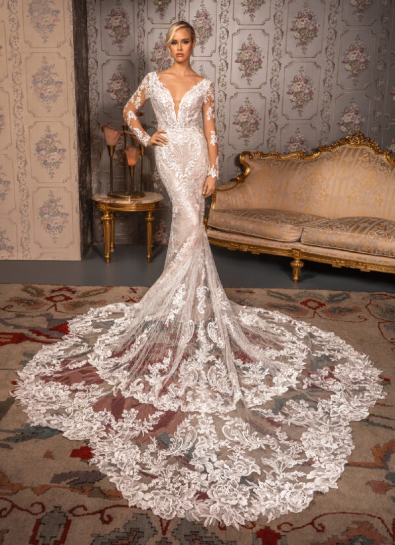 Kitty Chen Bridal Julianna H2216 | Long Sleeves Wedding Dress